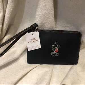 Coach + Disney wristlet